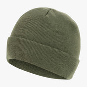 Highlander Thinsulate Lined Watch Cap - in ranger green from the front left on white background