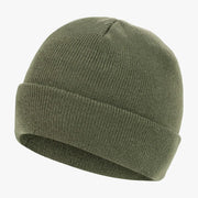 Highlander Thinsulate Lined Watch Cap - in ranger green from the front left on white background