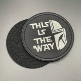 This is the Way Patch Black, Hook & Loop, 8cm | Task Outdoor