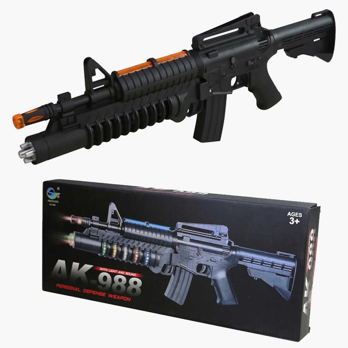 Toy G98 Rifle Toy AK-988 Rifle Gun with Vibration and Flashing Lights – Task Outdoor