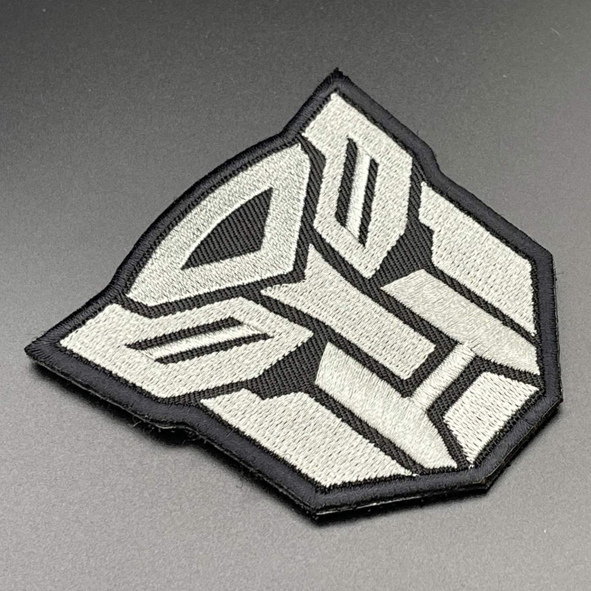 Autobot Patch, Grey, Hook & Loop, 8cm | Task Outdoor