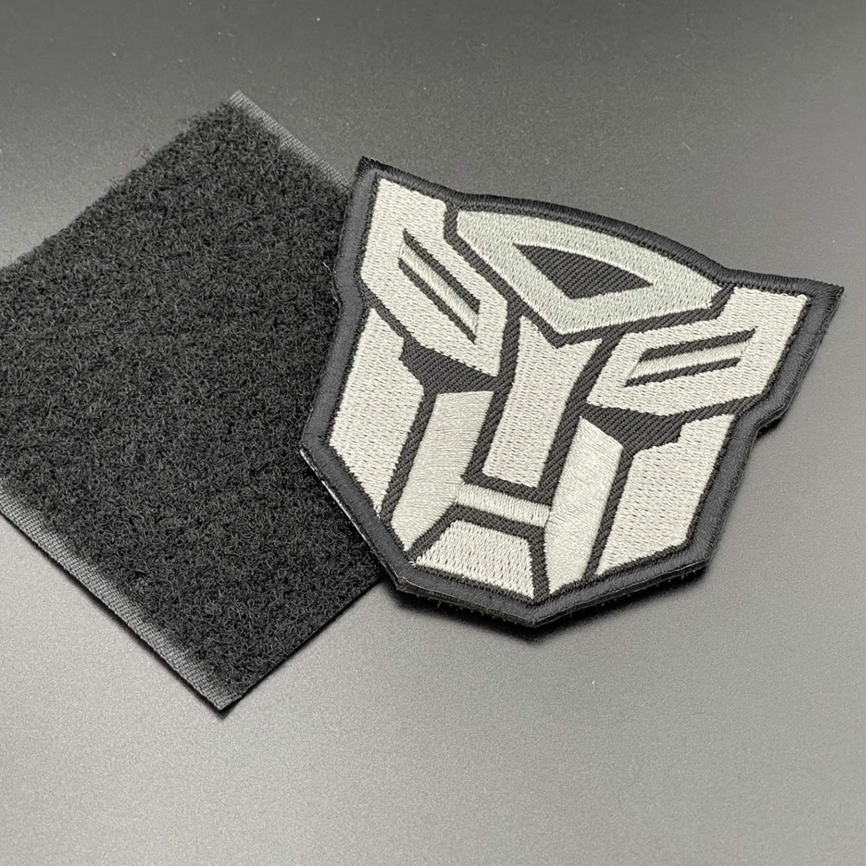 Autobot Patch, Grey, Hook & Loop, 8cm | Task Outdoor