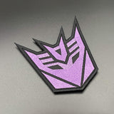 Decepticon Patch, Purple, Hook & Loop, 8cm | Task Outdoor