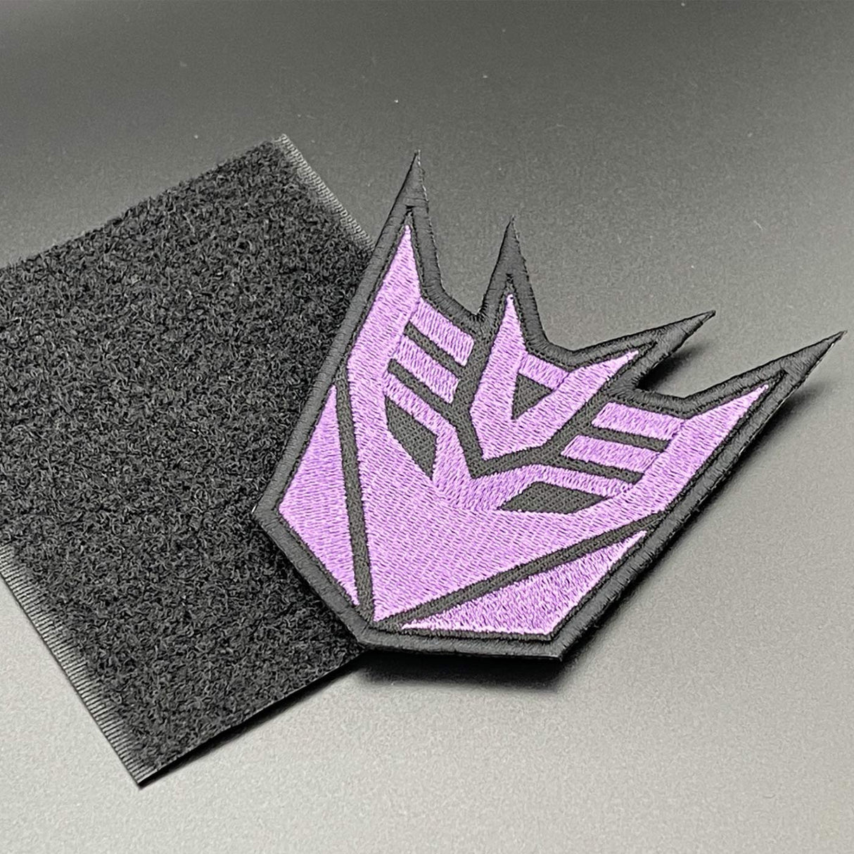 Decepticon Patch, Purple, Hook & Loop, 8cm | Task Outdoor