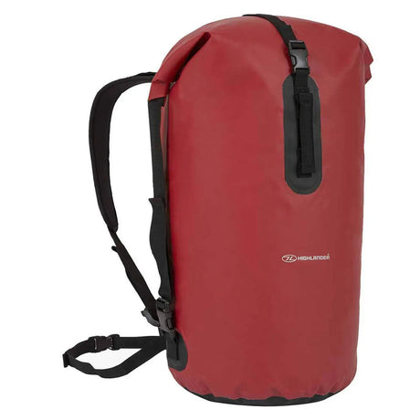 Highlander Troon Duffle Dry Bag Rucksack 70L Red | Task Outdoor