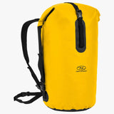 Highlander Troon Duffle Dry Bag Rucksack 70L Yellow | Task Outdoor