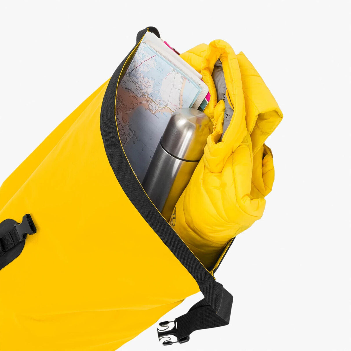 Highlander Troon Duffle Dry Bag Rucksack 70L Yellow | Task Outdoor