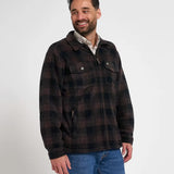 Jack Pyke Tundra Shirt in brown from the front left on white background