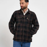 Jack Pyke Tundra Shirt in brown from the front on white background