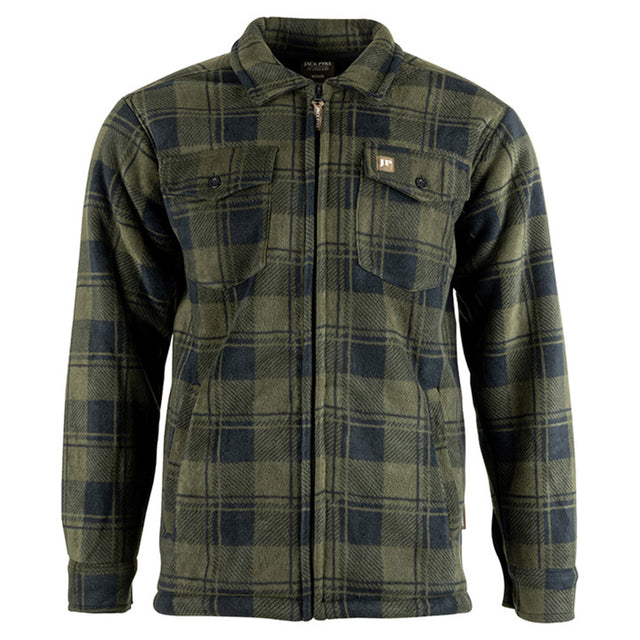 Jack Pyke Tundra Shirt Green Check | Task Outdoor