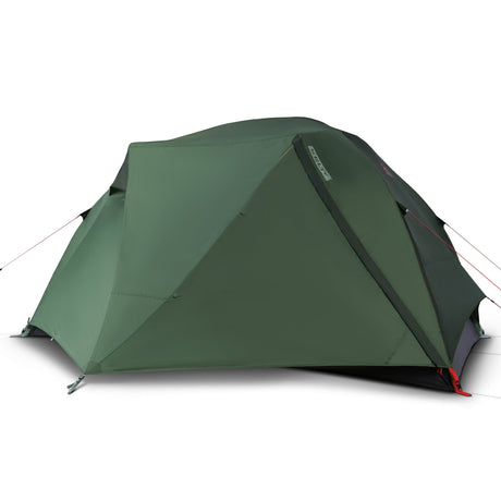 Kelty Wireless 8 Person Tent - pitched with flysheet