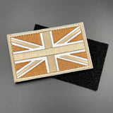 Coyote Union Jack Patch, Hook & Loop, 8cm | Task Outdoor