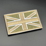 Green Union Jack Patch, Hook & Loop, 8cm | Task Outdoor