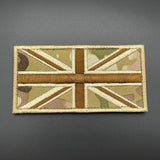 MTP Camo Union Jack Patch, Fabric, Hook & Loop, 10cm | Task Outdoor