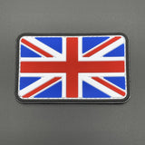 Union Jack Patch PVC Hook & Loop 8cm Colour | Task Outdoor