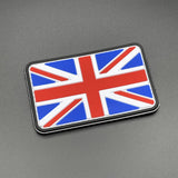 Union Jack Patch PVC Hook & Loop 8cm Colour | Task Outdoor