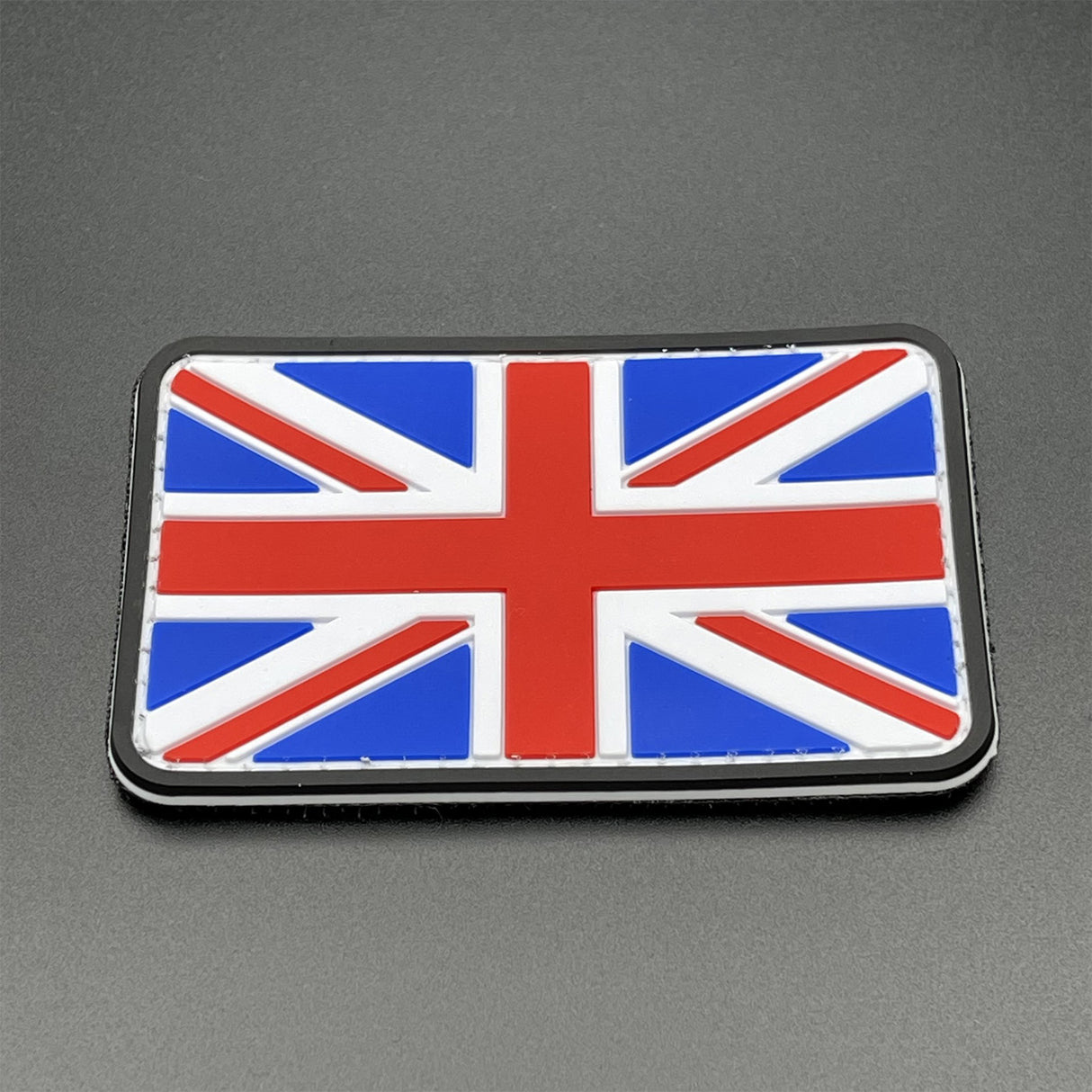 Union Jack Patch PVC Hook & Loop 8cm Colour | Task Outdoor