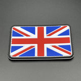 Union Jack Patch PVC Hook & Loop 8cm Colour | Task Outdoor