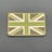 Green Subdued Union Jack Patch, PVC, Hook & Loop, 8cm | Task Outdoor