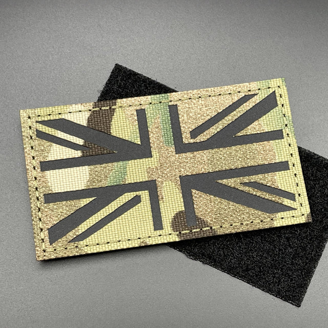 IR Reflective Union Jack Patch, MTP Camo, Hook & Loop | Task Outdoor