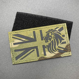 IR Union Jack with English Lion Patch, MTP Camo, Hook & Loop | Task Outdoor