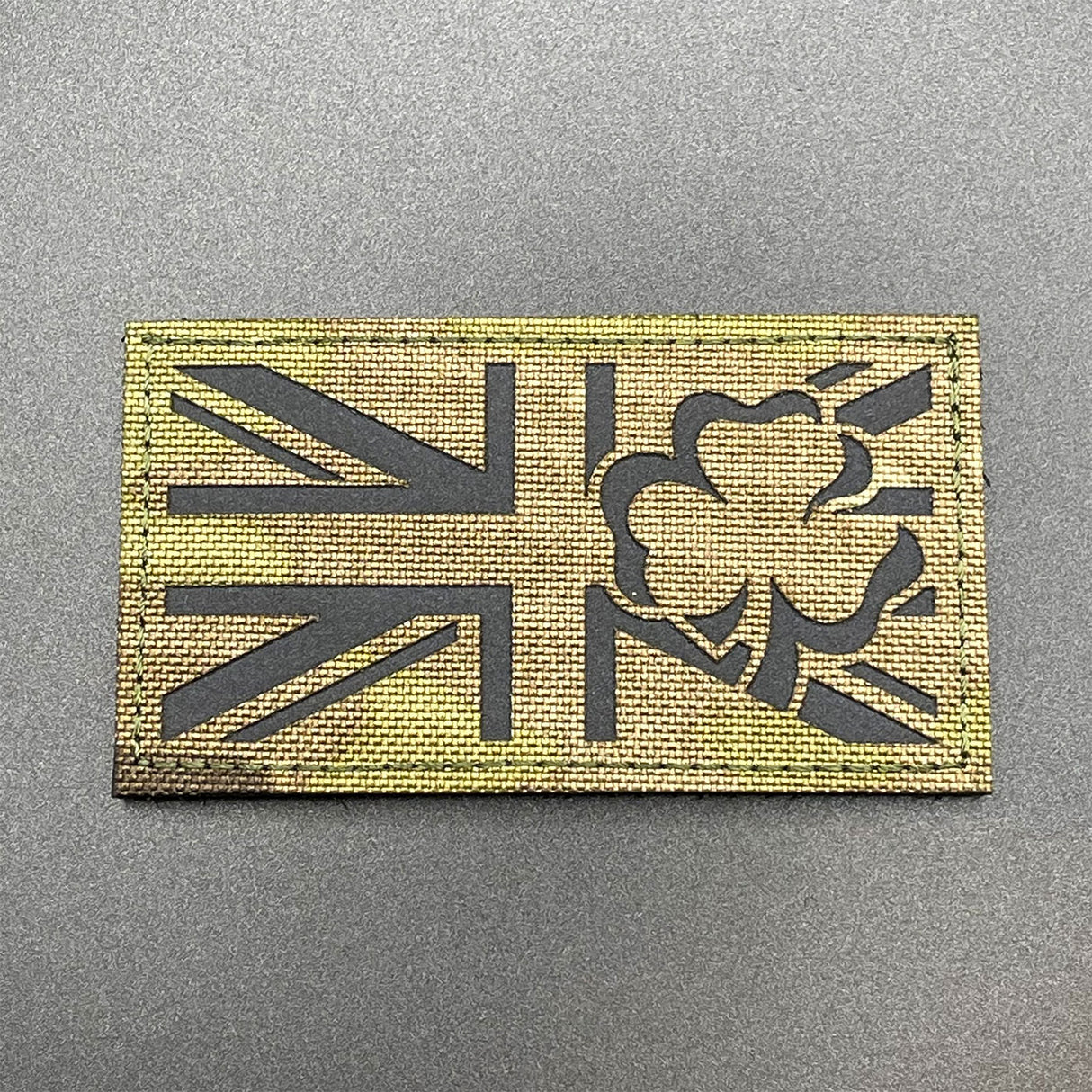 IR Union Jack with Irish Clover Patch, MTP Camo, Hook & Loop | Task Outdoor