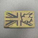 IR Union Jack with Irish Clover Patch, MTP Camo, Hook & Loop | Task Outdoor