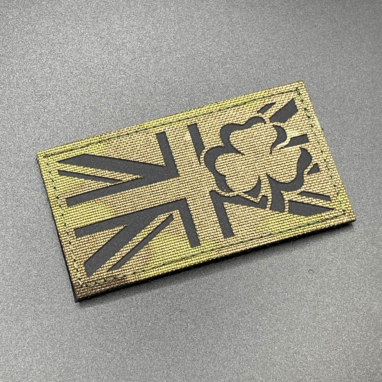 IR Union Jack with Irish Clover Patch, MTP Camo, Hook & Loop | Task Outdoor