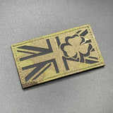 IR Union Jack with Irish Clover Patch, MTP Camo, Hook & Loop | Task Outdoor