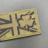 IR Union Jack with Irish Clover Patch, MTP Camo, Hook & Loop | Task Outdoor