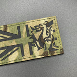 IR Union Jack with Welsh Dragon Patch, MTP Camo, Hook & Loop | Task Outdoor