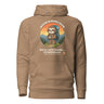 Sloth Hiking Club: Hilltop Hoodie in Latte, full front view
