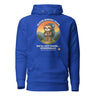 Sloth Hiking Club: Hilltop Hoodie in Team Royal, full front view