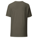 Task "In My Defence, I Was Left Unsupervised" T-shirt in Army, plain back view