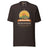 Adventure Before Dementia Campervan T-Shirt in Brown, full front view of the shirt