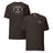 Drone Pilot T-shirt in Brown, back and front, with the off-white stencil patch print on the back and left chest