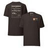 Summit Series Scafell Pike T-Shirt in Brown, back and front view