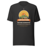 Adventure Before Dementia Campervan T-Shirt in Dark Grey, full front view of the shirt