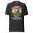 Sloth Hiking Club: Hilltop T-Shirt in Dark Grey, full front view with the printed neck label