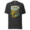 It's Just a Bit of a Scramble T-Shirt in Dark Grey Heather, front view