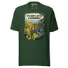 It's Just a Bit of a Scramble T-Shirt in Forest, front view