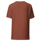 It's Just Over the Brow T-Shirt in Heather Clay, plain back view