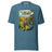 It's Just a Bit of a Scramble T-Shirt in Heather Deep Teal, front view