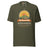 Adventure Before Dementia Campervan T-Shirt in Military Green, full front view of the shirt