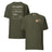 Summit Series Scafell Pike T-Shirt in Military Green, back and front view