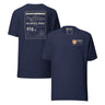 Summit Series Scafell Pike T-Shirt in Navy, back and front view