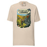 It's Just a Bit of a Scramble T-Shirt in Soft Cream, front view