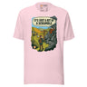It's Just a Bit of a Scramble T-Shirt in Soft Pink, front view