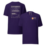 Summit Series Snowdon T-Shirt in Team Purple, back and front view