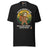 Sloth Hiking Club: Walking T-Shirt in Vintage Black, full front view with the printed neck label